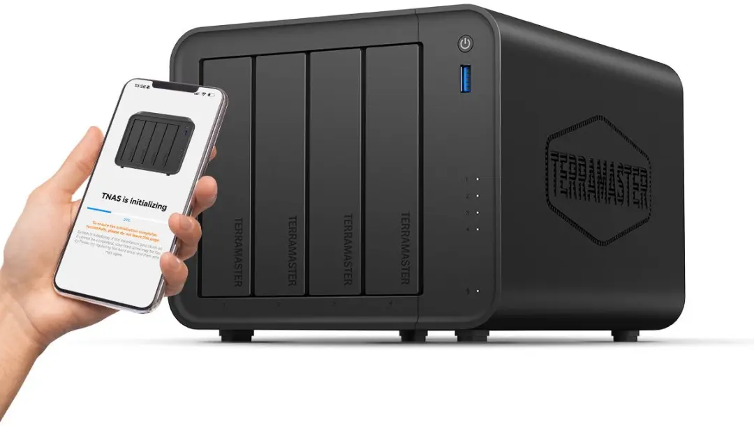 TerraMaster F4-425 NAS - 4Bays - Intel Celeron N5095 - Zwart