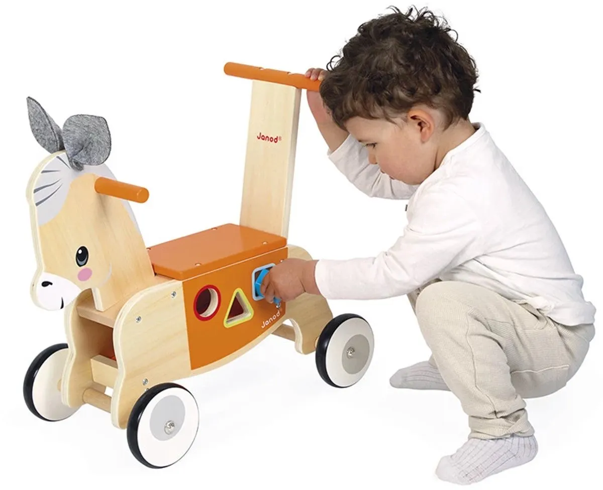 Janod Loopwagen Ezel 11.3325 - Multicolor