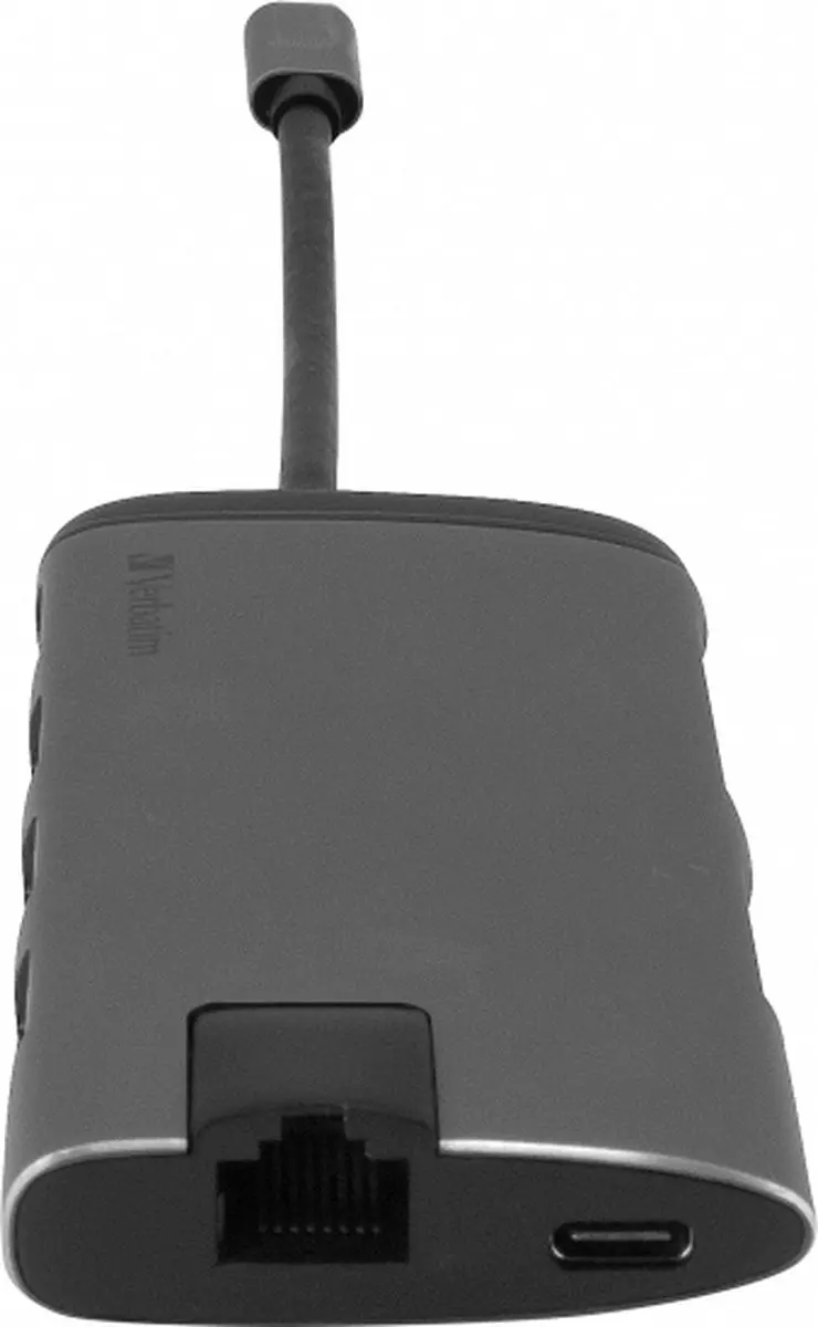 Verbatim Adapterhub USB-C 49142 - Grijs