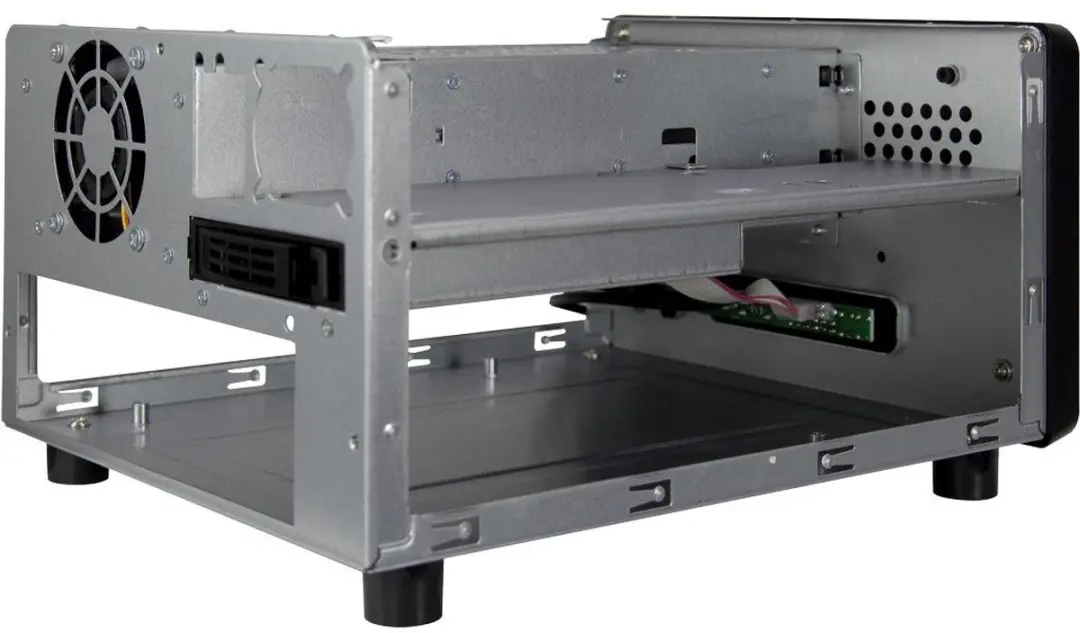 Inter-Tech SC-2100 SFF Behuizing - 1x 2.5" 2x 3.5" - Zwart