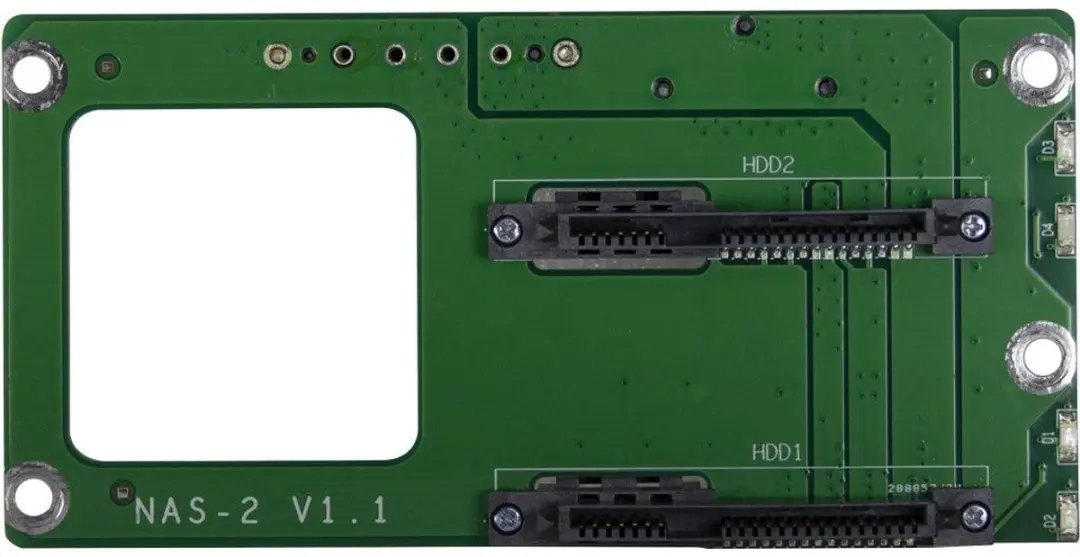 Inter-Tech SC-2100 SFF Behuizing - 1x 2.5" 2x 3.5" - Zwart