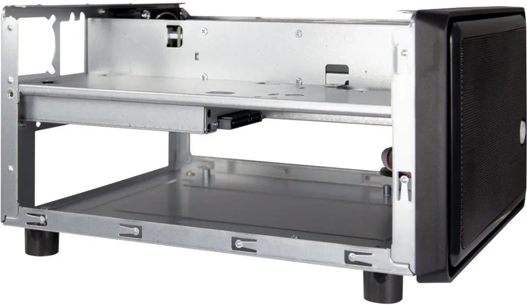 Inter-Tech SC-2100 SFF Behuizing - 1x 2.5" 2x 3.5" - Zwart