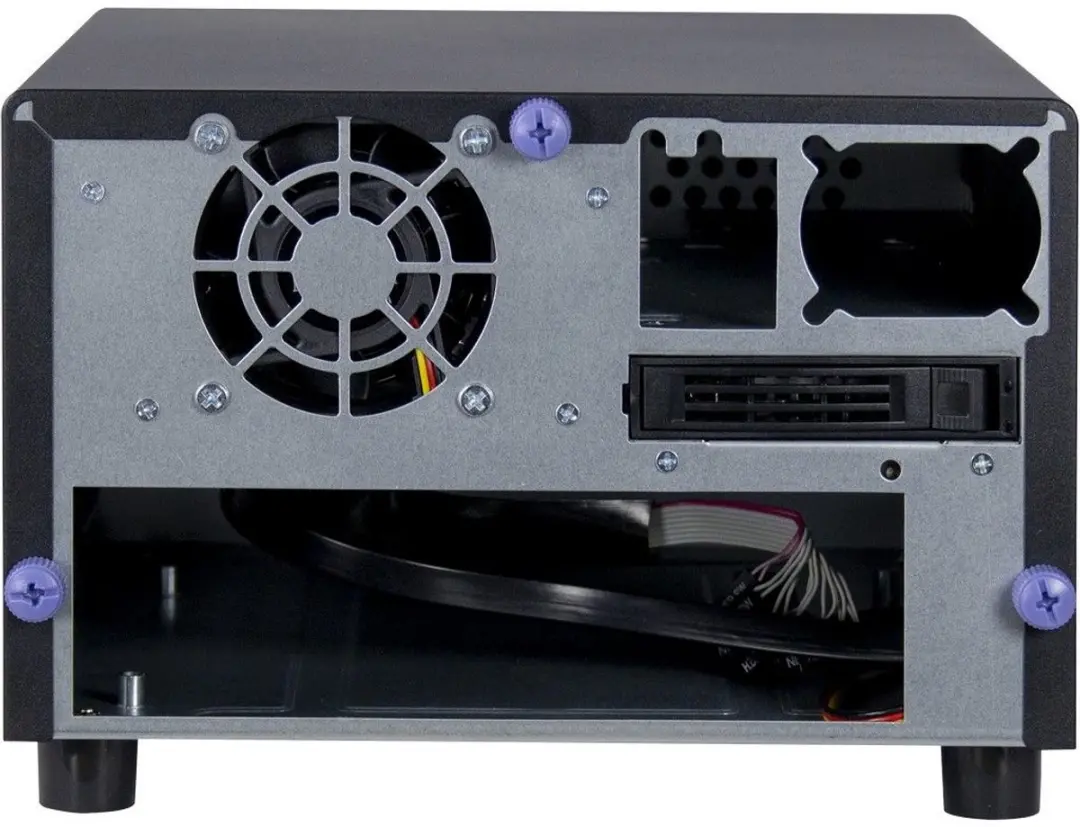 Inter-Tech SC-2100 SFF Behuizing - 1x 2.5" 2x 3.5" - Zwart