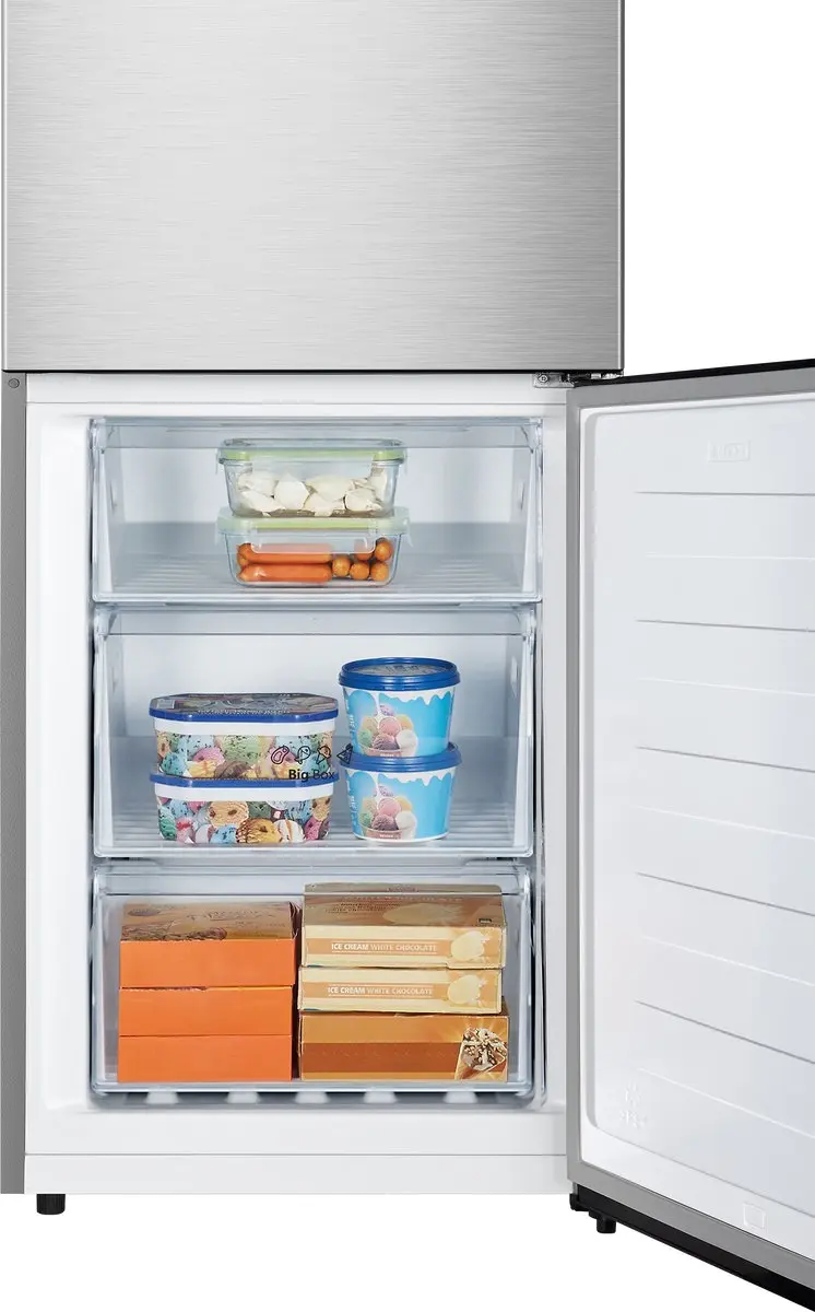 Hisense RB3N300NECA Vrijstaande Koel-Vriescombinatie 304L - RVS