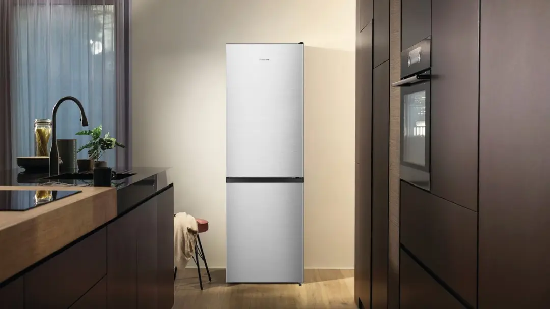 Hisense RB3N300NECA Vrijstaande Koel-Vriescombinatie 304L - RVS