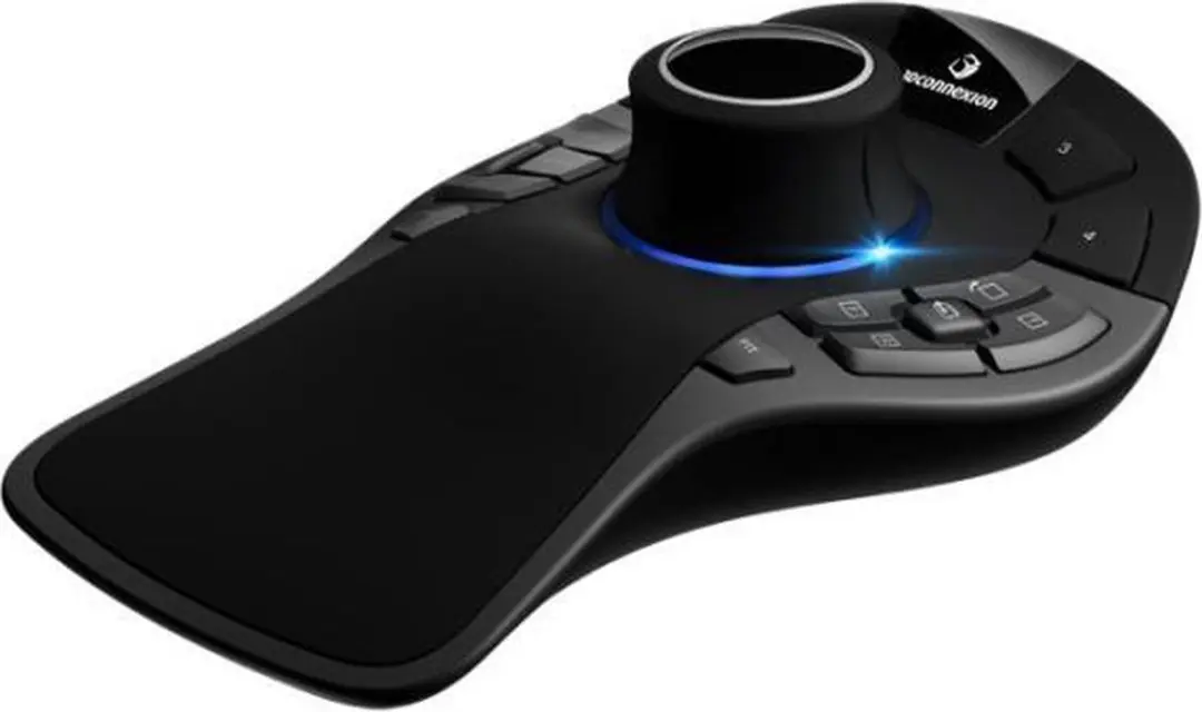 3Dconnexion SpaceMouse Pro 3DX-700040 - 10 Knoppen - Zwart