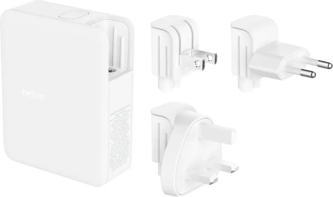 Belkin BoostCharge Pro WCH014btWH 140W Wandlader - 4 Poorten - Wit - afbeelding 4 van 6