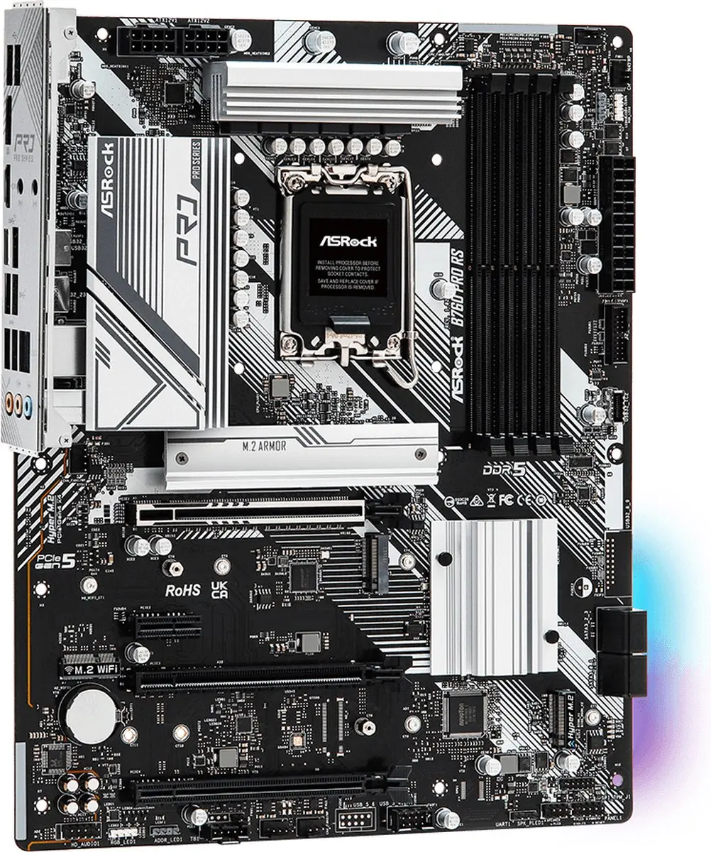 ASRock B760 PRO RS Intel LGA 1700 Moederbord