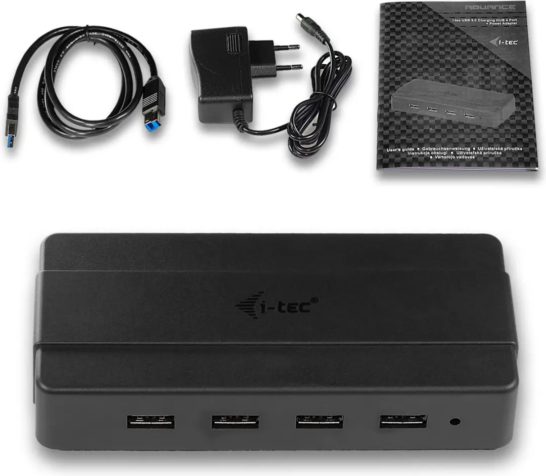 I-tec U3HUB445 USB 3.0 HUB - 4 Poorten Zwart - afbeelding 6 van 6