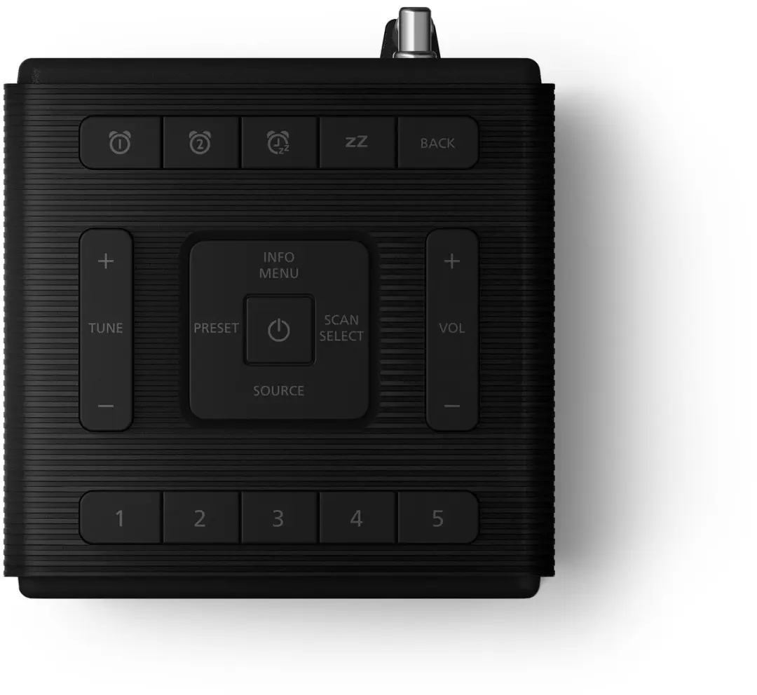 Philips TAR5100/10 Klokradio - DAB+/FM - Bluetooth - Zwart