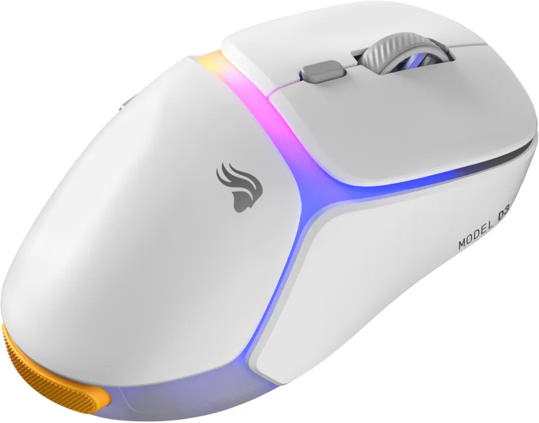 Glorious Gaming D3 GLO-D3-WL-WHT Draadloze Gamingmuis - 6 Knoppen - 30K DPI - Wit