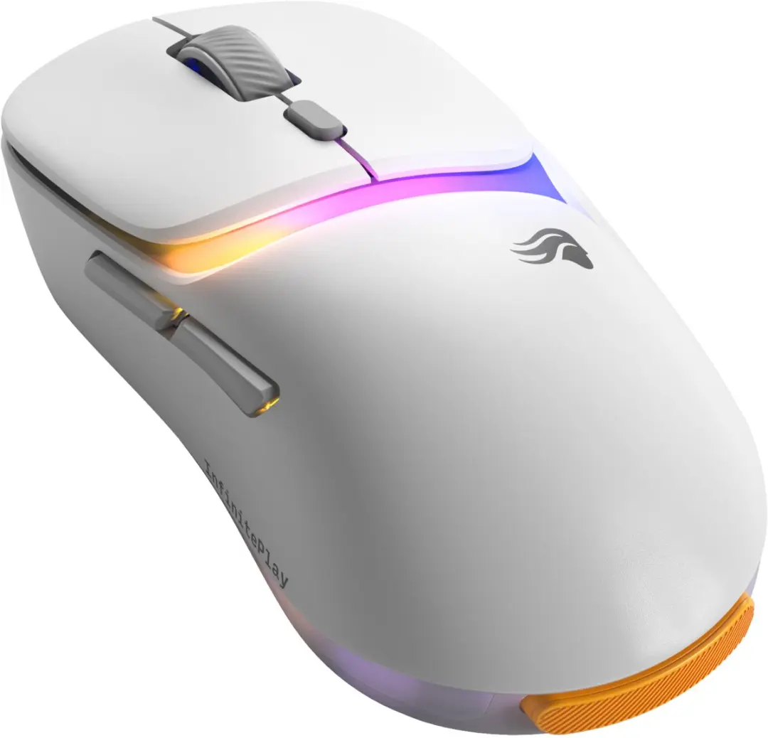 Glorious Gaming D3 GLO-D3-WL-WHT Draadloze Gamingmuis - 6 Knoppen - 30K DPI - Wit - afbeelding 6 van 6
