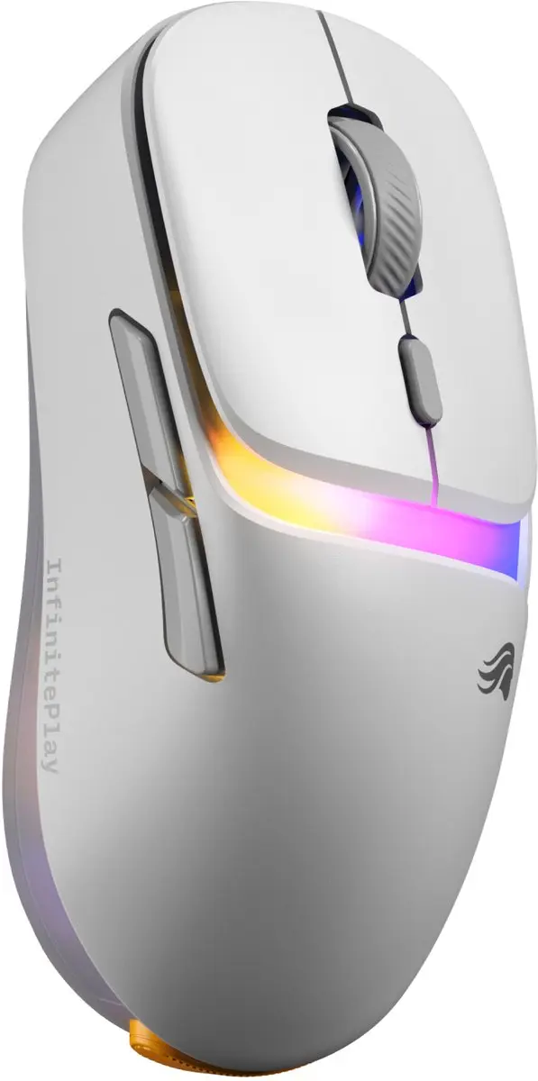 Glorious Gaming D3 GLO-D3-WL-WHT Draadloze Gamingmuis - 6 Knoppen - 30K DPI - Wit