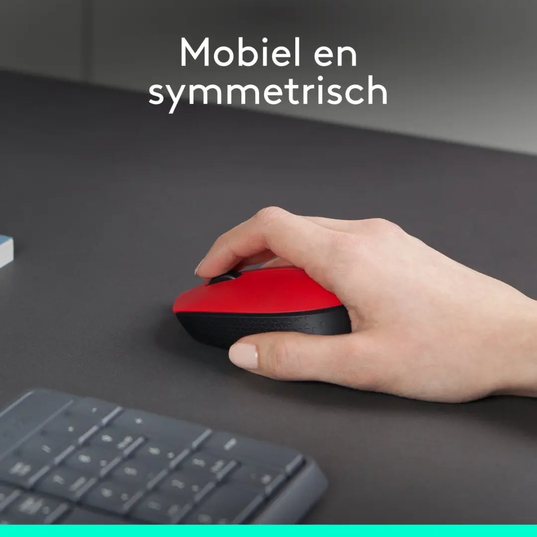 Logitech M171 Draadloze Muis - Rood