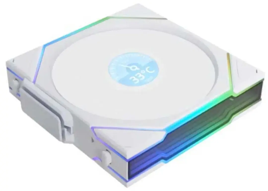 Lian Li Uni TL120 LCD Wireless RGB Ventilator - Transparant