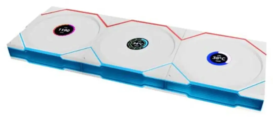 Lian Li Uni TL120 LCD Wireless RGB Ventilator