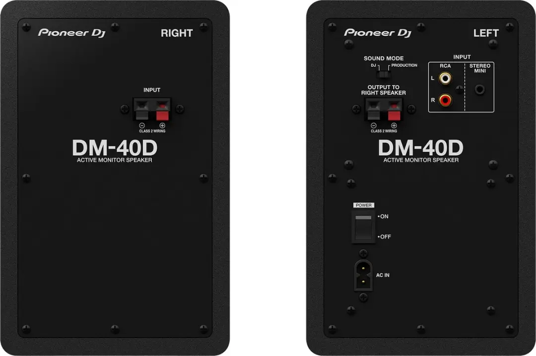 Pioneer DJ DM-40D Actieve Studio Monitor - 38W - Aangepast