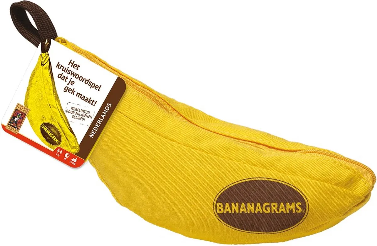 999 Games Bananagrams Woordspel 144 Tegels - afbeelding 6 van 6