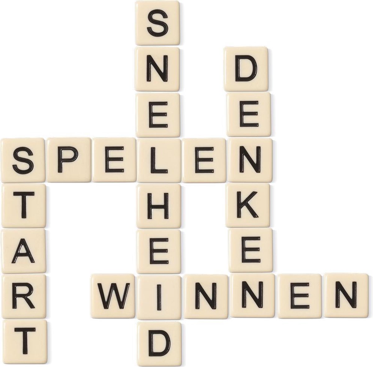 999 Games - Bananagrams - Woordspel - Gezelschapsspel - Ideaal om mee te nemen - Klein cadeautje