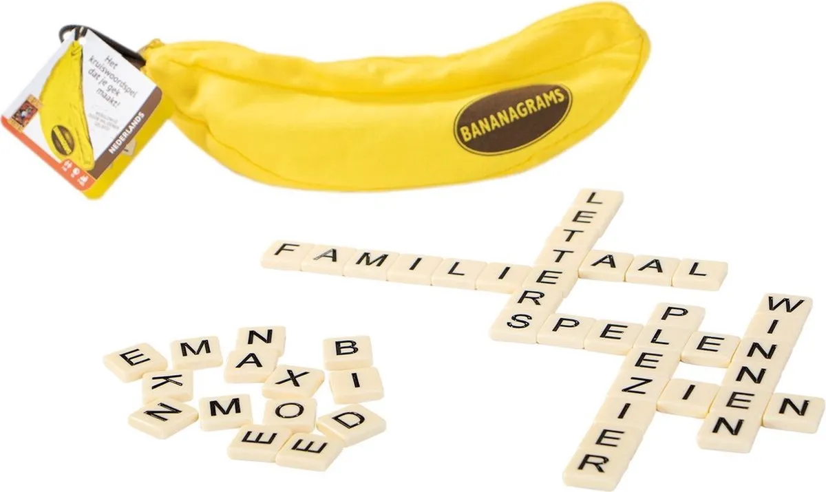 999 Games Bananagrams Woordspel 144 Tegels