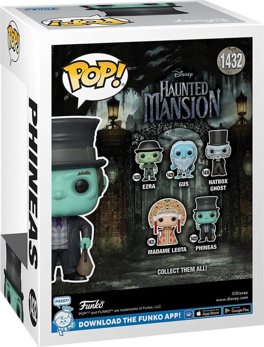 Funko Pop! Disney Haunted Mansion Phineas - Multi
