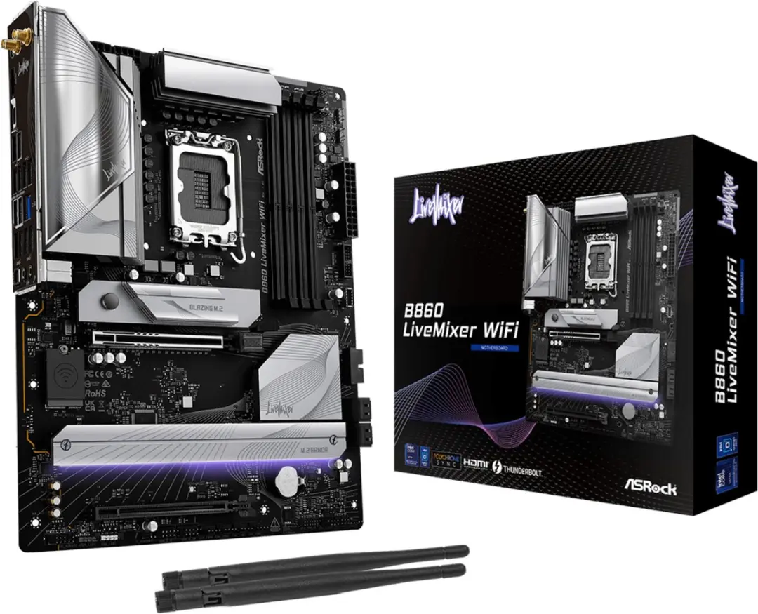 ASRock B860 LiveMixer Moederbord