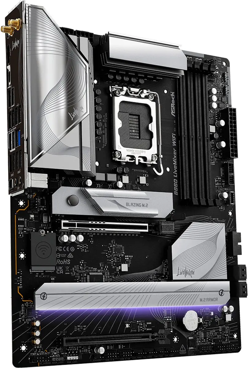 ASRock B860 LiveMixer Moederbord - ATX DDR5