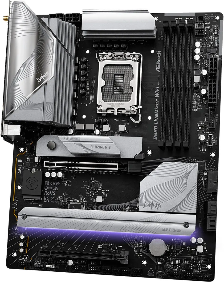 ASRock B860 LiveMixer Moederbord - ATX DDR5