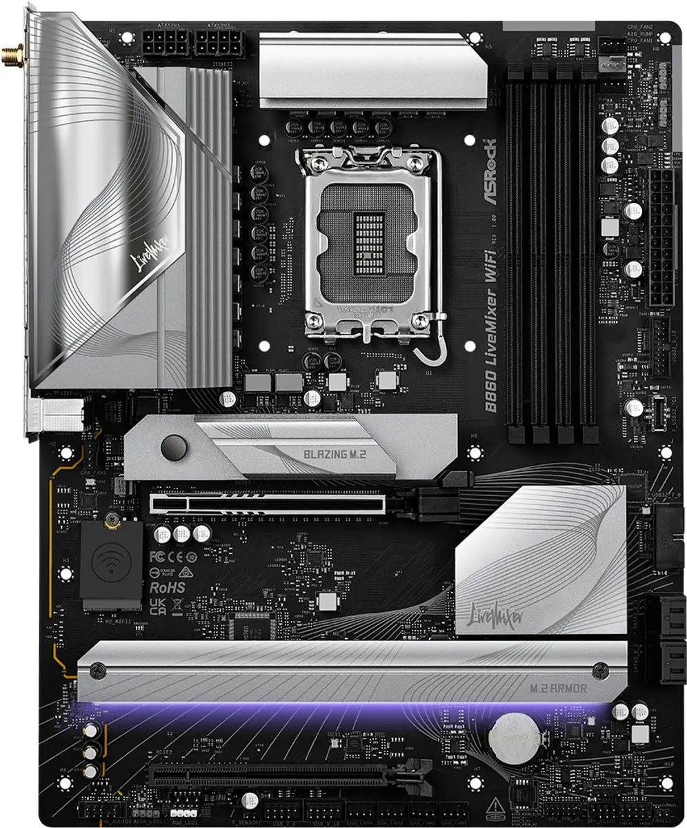 ASRock B860 LiveMixer Moederbord - ATX DDR5