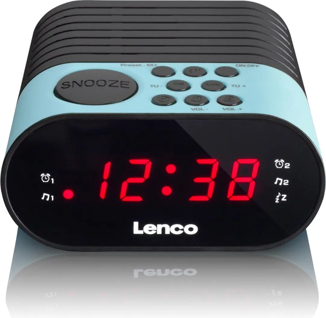 Lenco CR-07 Wekkerradio Blauw