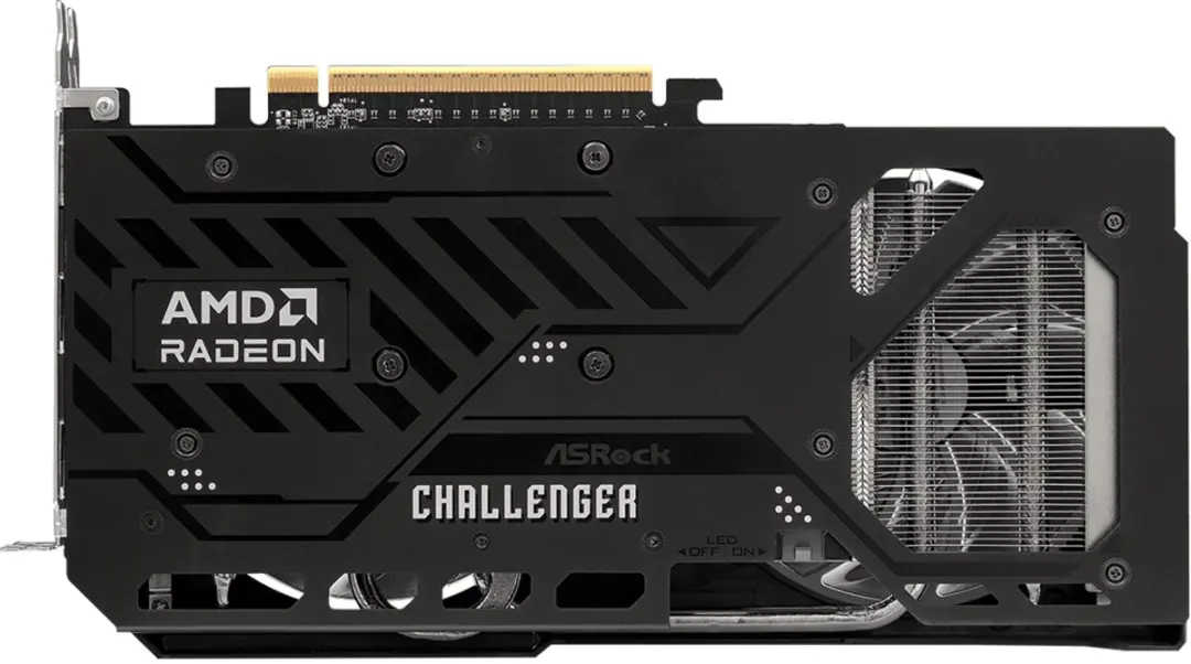 ASRock Radeon RX 9060 XT Challenger 16GB OC - Zwart - afbeelding 6 van 6