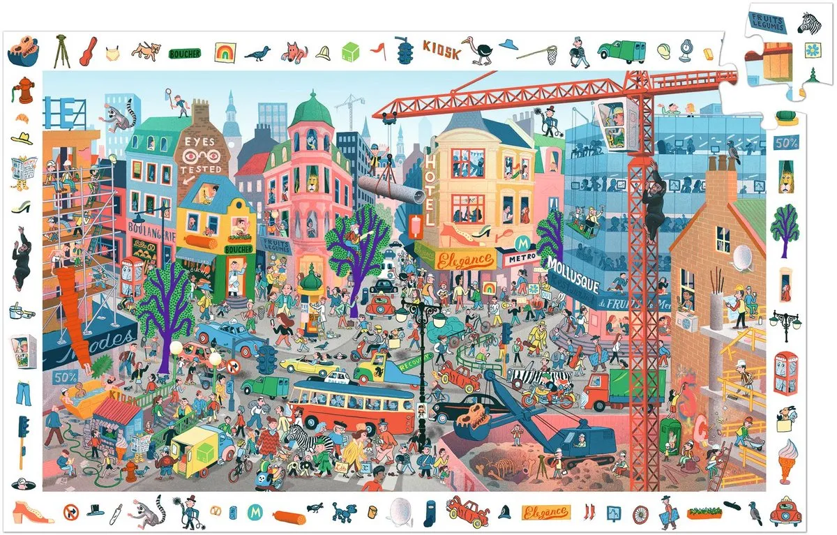 Djeco Puzzel DJ07515 Stad