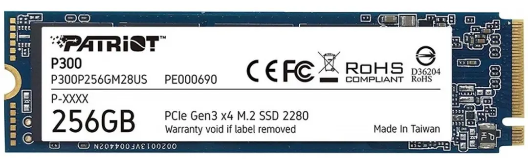 Patriot P300 P300P256GM28 SSD M.2 NVMe 256GB
