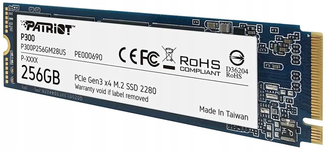 Patriot P300 P300P256GM28 SSD M.2 NVMe 256GB