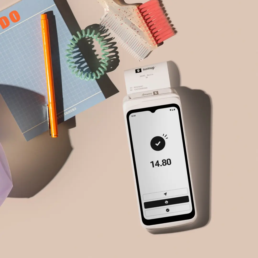 SumUp Terminal Contactloos Pinapparaat - Wit - afbeelding 6 van 6
