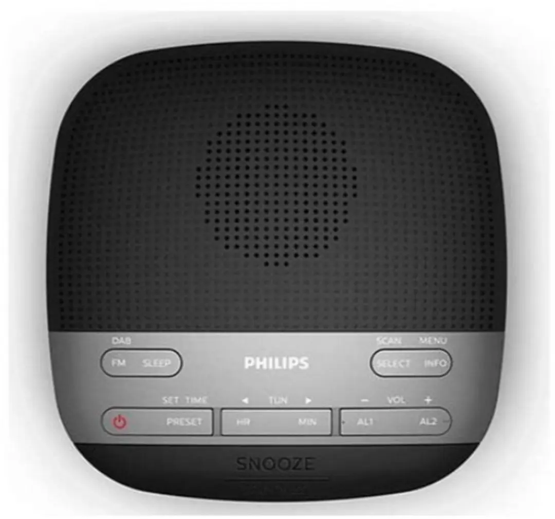 Philips TAR3505 Digitale Wekkerradio DAB+ - Zwart