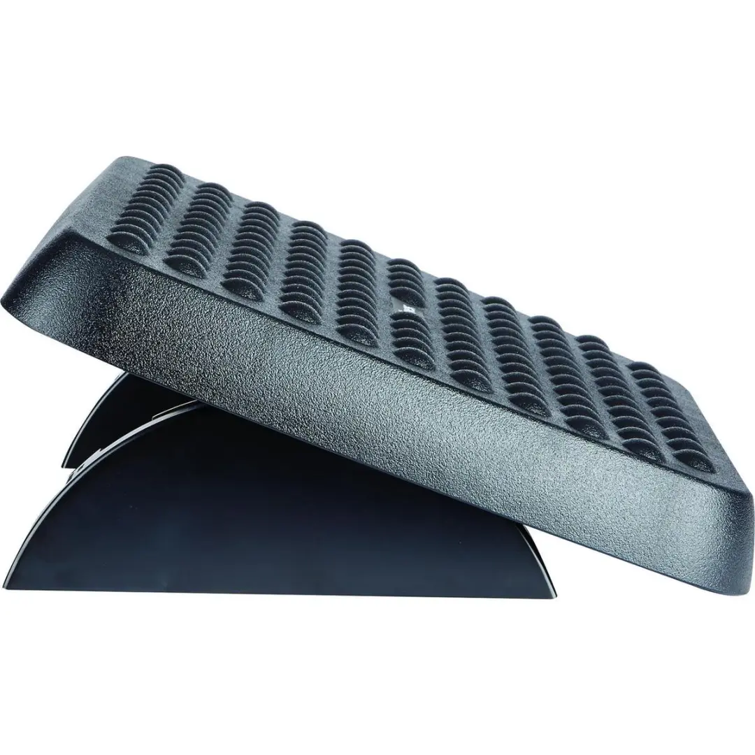 Fellowes Voetensteun Verstelbaar - 100% Gerecycled Plastic - Zwart/Grijs