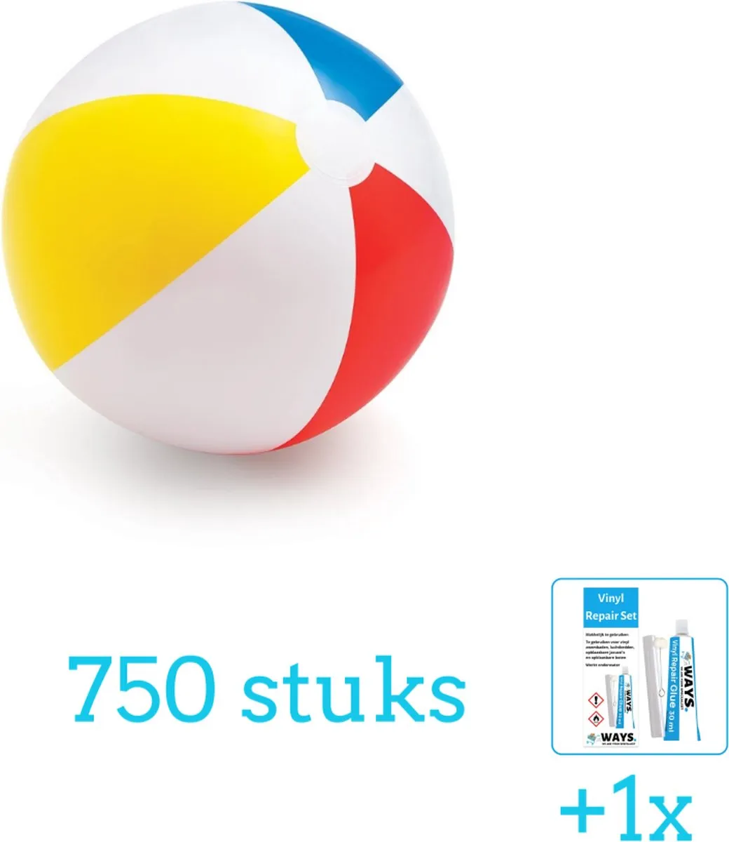 Intex Opblaasbare Strandbal Glossy 51cm