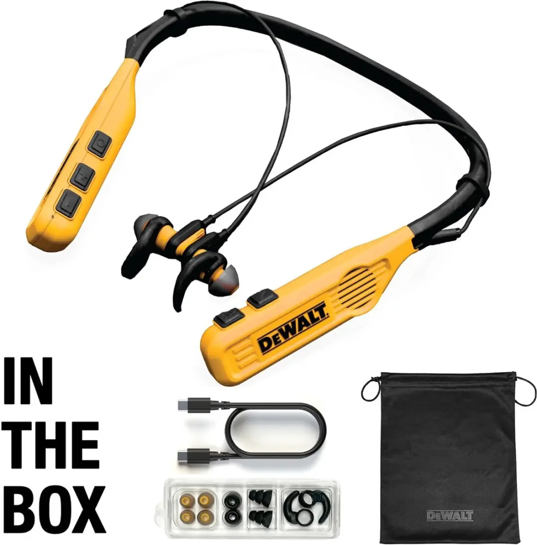 DeWalt PRO MAX Nekoptelefoon 190 2093 DWG - Geel/Zwart