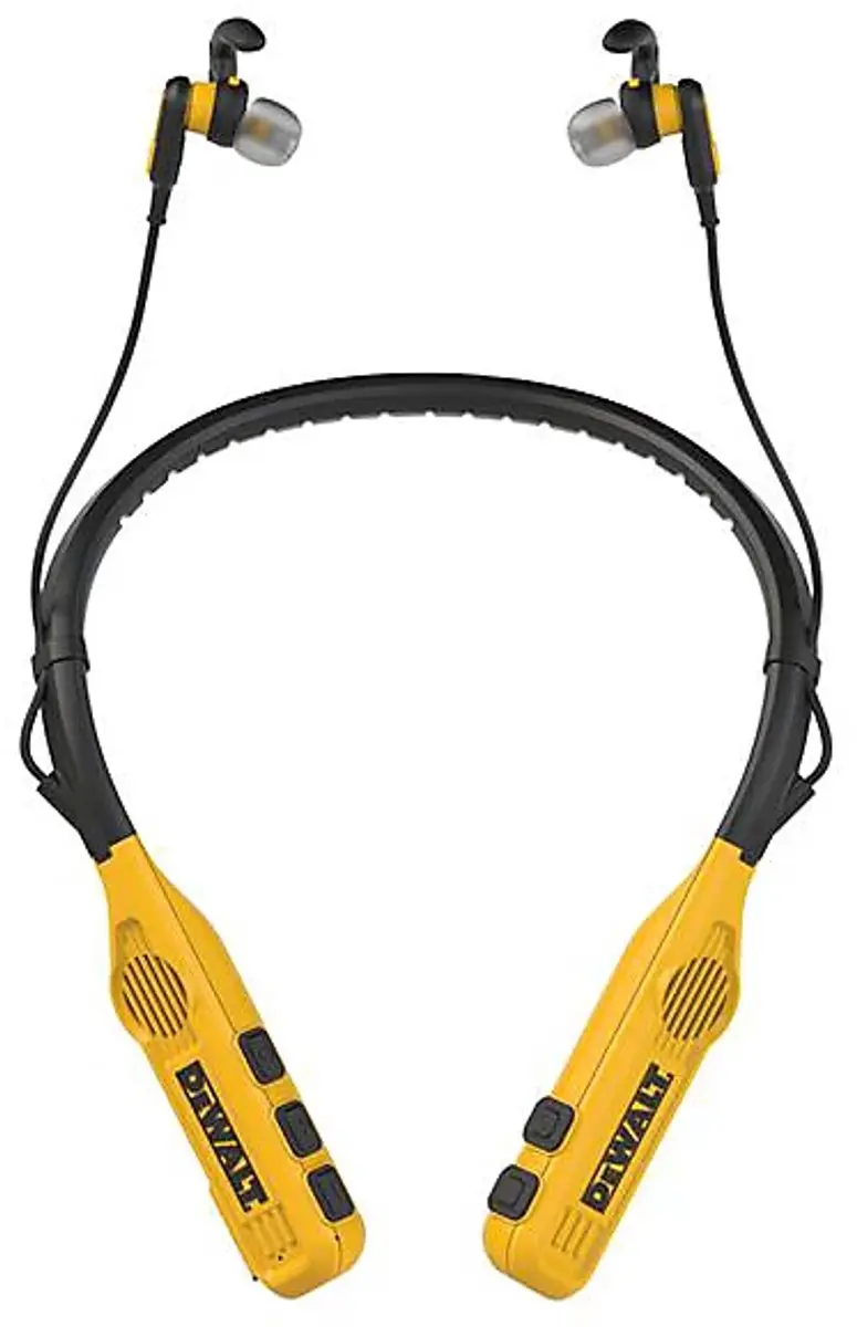 DeWALT PRO MAX Nekkoptelefoon met ingebouwde speakers
