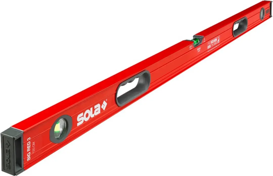 Sola BIG RED 3 Waterpas 200cm - Rood