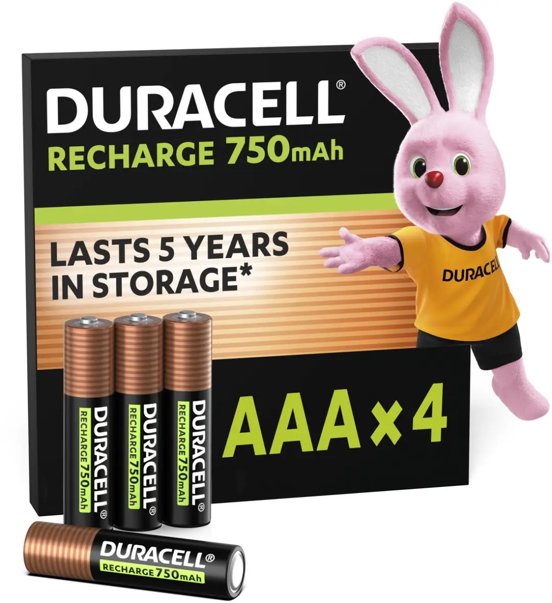 Duracell Oplaadbare AAA Batterijen 750mAh