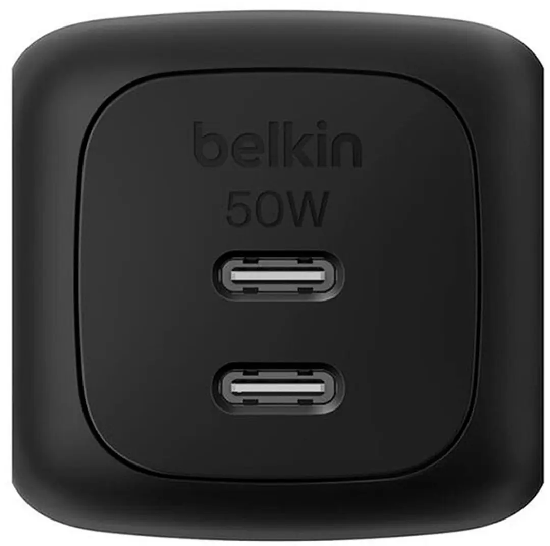 Belkin WCH019KQBK GaN Netvoeding 50W - Zwart - afbeelding 2 van 5
