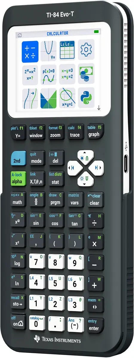 Texas Instruments TI-84 Evo-T Grafische Rekenmachine - Zwart
