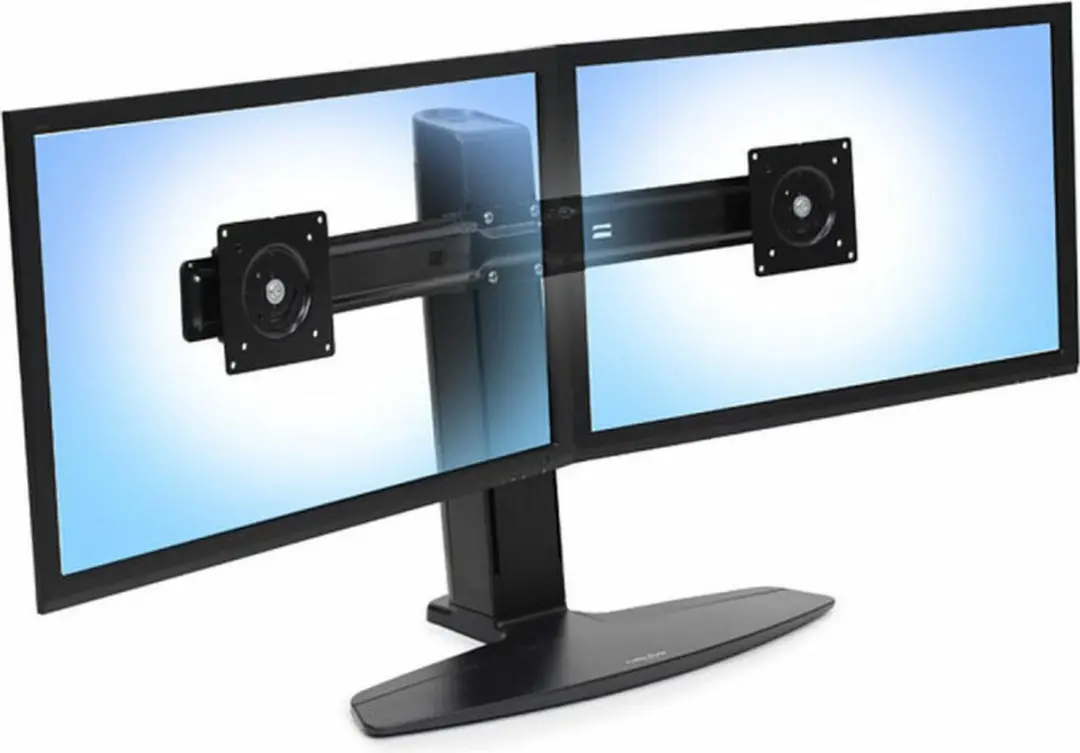 Ergotron Neo Flex Dual Monitor Lift Stand 33-396-085 - Zwart