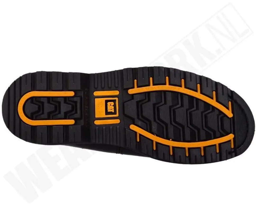 CAT Holton 708030 Werklaarzen - Zwart - Maat 43 - afbeelding 3 van 6
