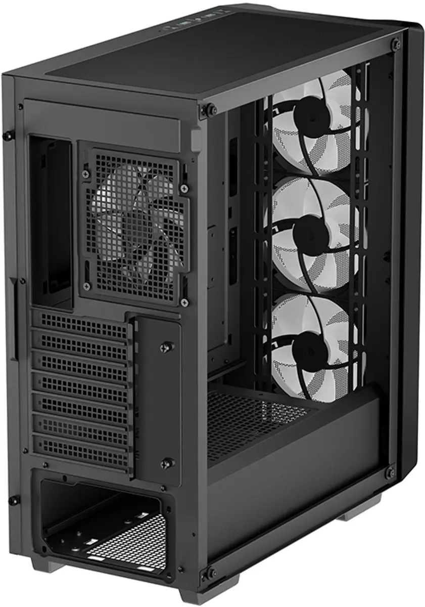 DeepCool CC560 MESH V2 Midi Tower - 4x ARGB 120mm - Zwart