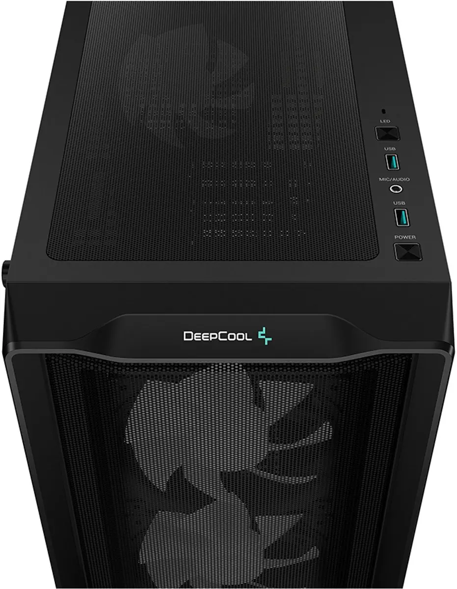 DeepCool CC560 MESH V2 Midi Tower - 4x ARGB 120mm - Zwart