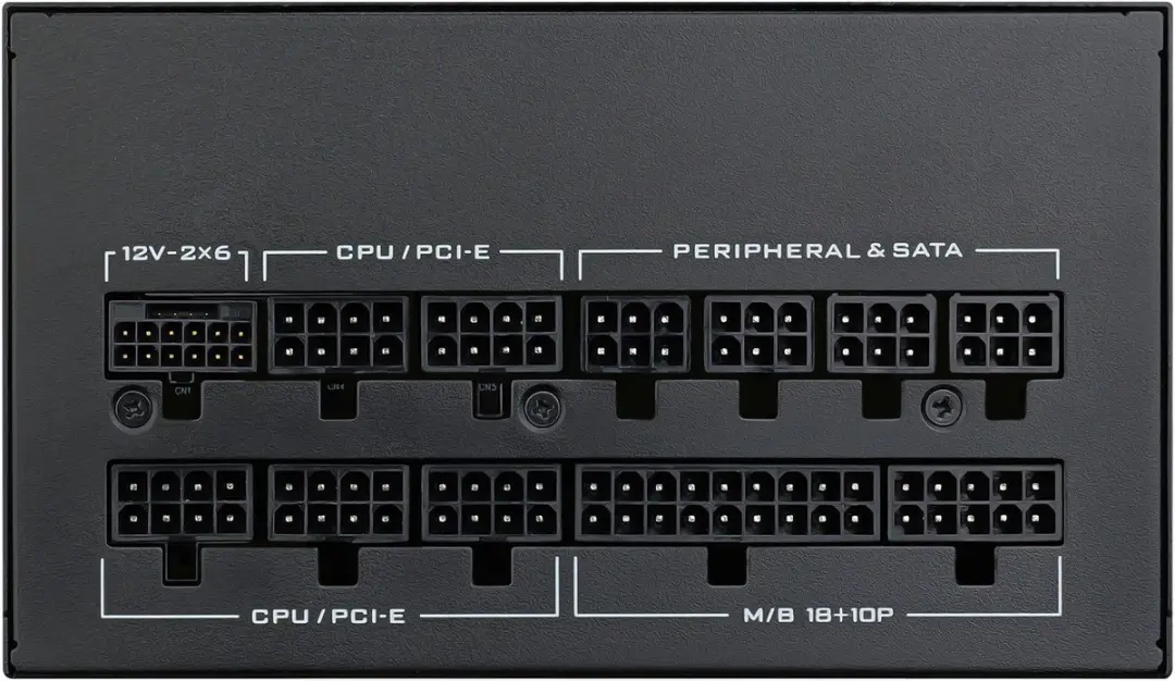 Lian Li SX1000P Voeding 1000W - ATX 20+4 pin - Zwart