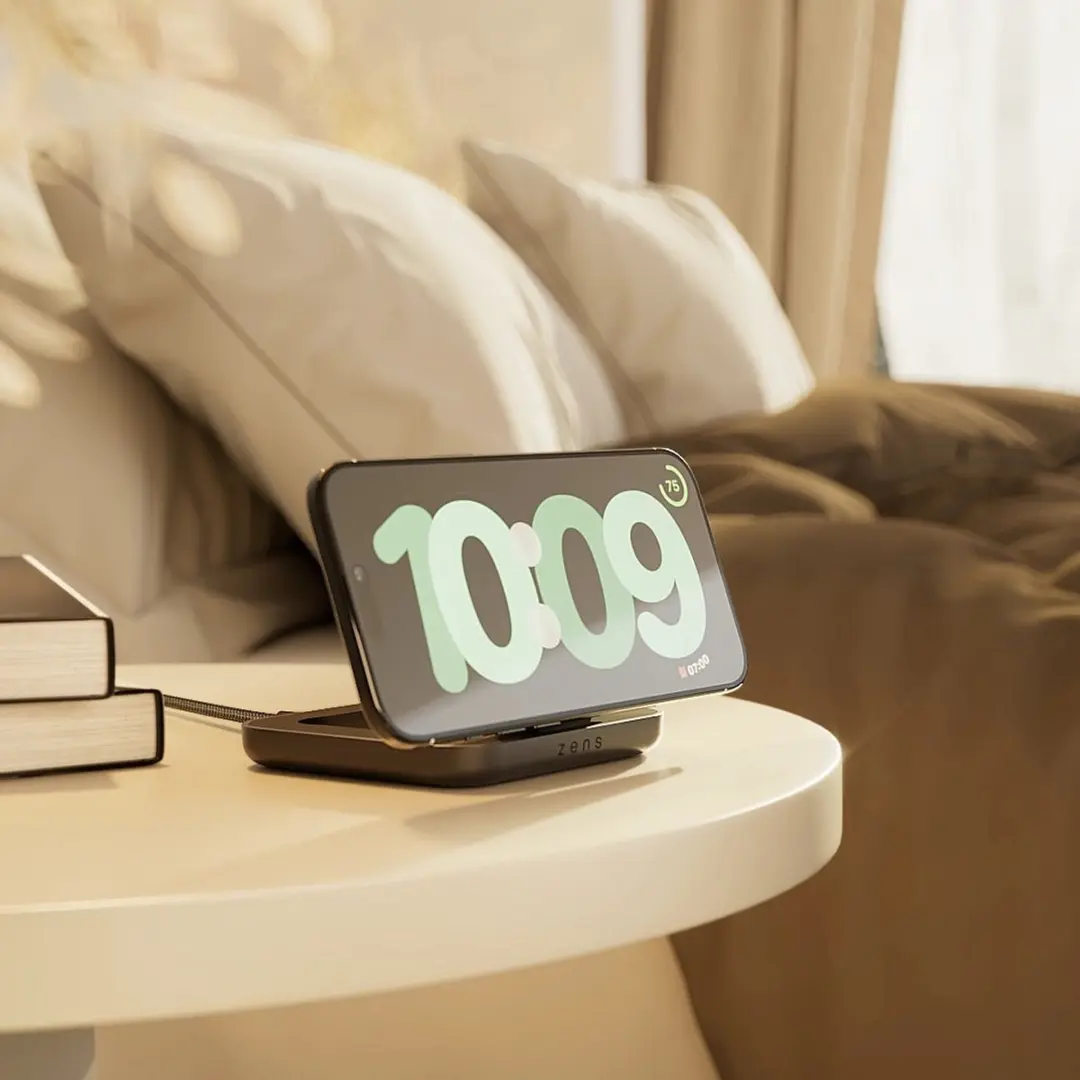 Zens Magnetic Nightstand Charger ZESC20B/00 - Draadloos 15W - Zwart